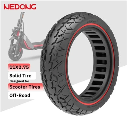 Nedong havasız petek jantları katı lastikler Ninebot ZT3 için 11x2.75